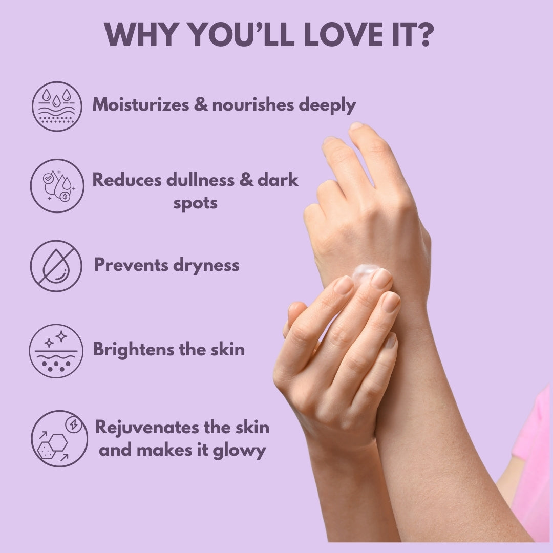 SkinCourage Body Lotion with Shea Butter & Vitamin C | Deeply moisturizing Body Lotion For Bright & Glowing Skin | All Skin Types | 120 gms